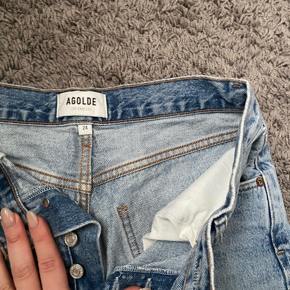 AGOLDE Rumi Mid Length Shorts - Picture 6 of 6